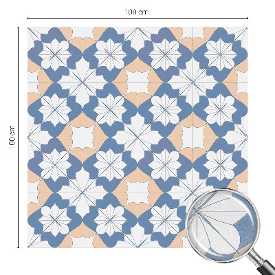 Plėvelė langams privatumui vitražas Simetriniai raštai