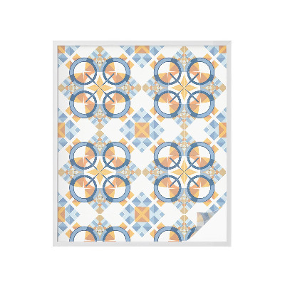 Matinė plėvelė langams su vitražo efektu Geometrinis raštas