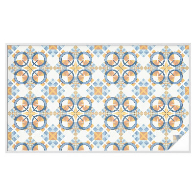 Matinė plėvelė langams su vitražo efektu Geometrinis raštas