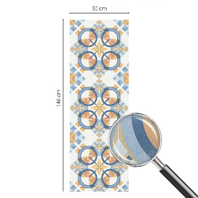 Matinė plėvelė langams su vitražo efektu Geometrinis raštas
