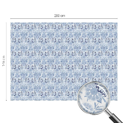 Plėvelė langams privatumui vitražas Gėlių paukštis