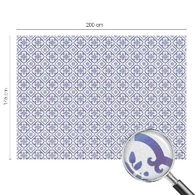 Matinė klijuojama plėvelė langams Mėlynos plytelės