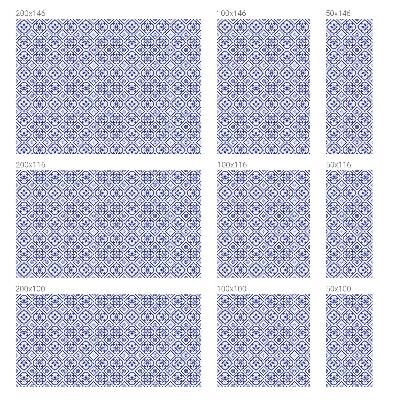 Matinė klijuojama plėvelė langams Mėlynos plytelės