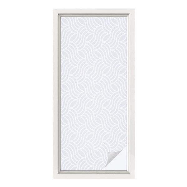 Matinė klijuojama plėvelė langams Harmonijos bangos