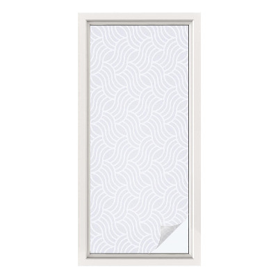 Matinė klijuojama plėvelė langams Harmonijos bangos