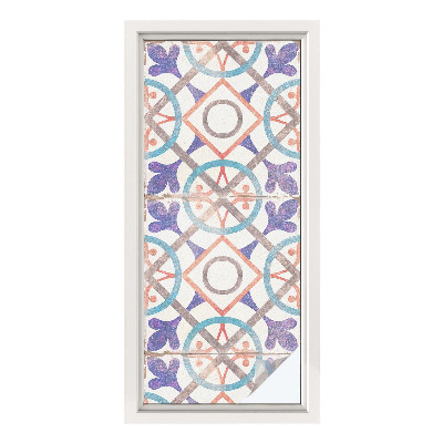 Nepermatoma plėvelė langams Spalvingos mozaikos