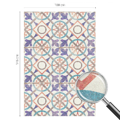 Nepermatoma plėvelė langams Spalvingos mozaikos