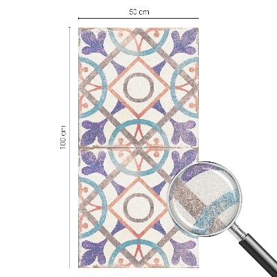 Nepermatoma plėvelė langams Spalvingos mozaikos