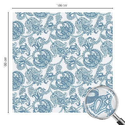 Plėvelė langams privatumui vitražas Mėlyni papuošalai