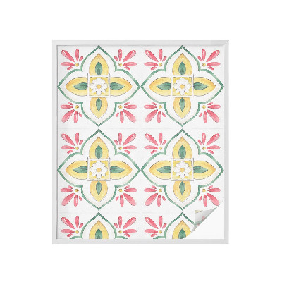 Nepermatoma plėvelė langams Gėlių ornamentas