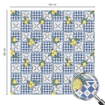 Matinė klijuojama plėvelė langams Citrinų raštas