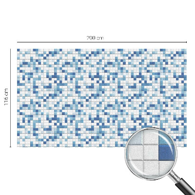 Pieninė plėvelė langams su raštu Plytelių žaidimas