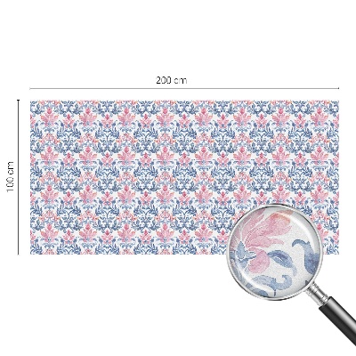 Matinė plėvelė langams su vitražo efektu Gėlių simetrija