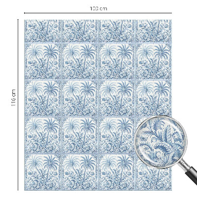 Matinė klijuojama plėvelė langams Atogrąžų kraštovaizdis