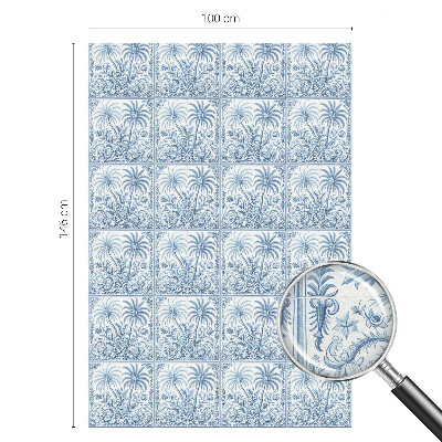 Matinė klijuojama plėvelė langams Atogrąžų kraštovaizdis