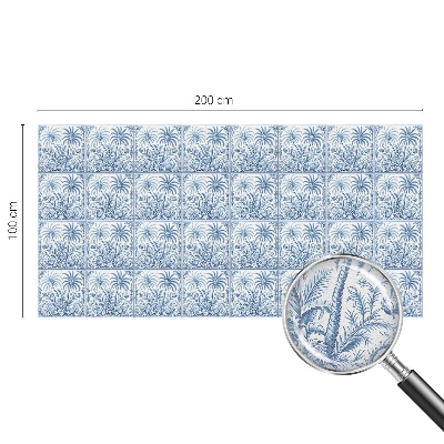 Matinė klijuojama plėvelė langams Atogrąžų kraštovaizdis