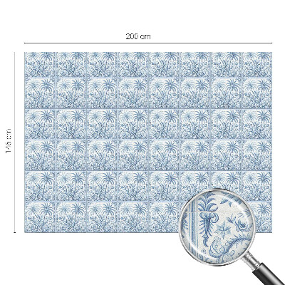 Matinė klijuojama plėvelė langams Atogrąžų kraštovaizdis