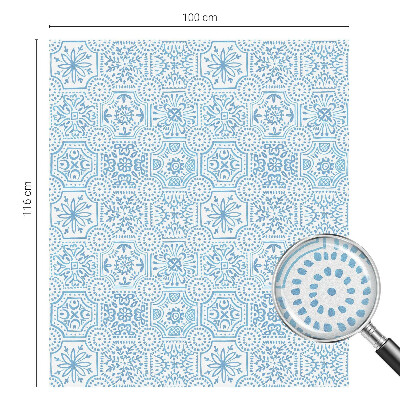 Matinė klijuojama plėvelė langams Mėlynos plytelės