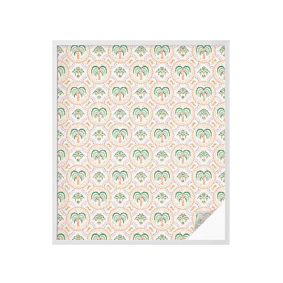 Plėvelė langams privatumui vitražas Egzotinės palmės