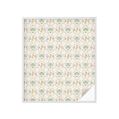 Pieninė plėvelė langams su raštu Palmių leopardas