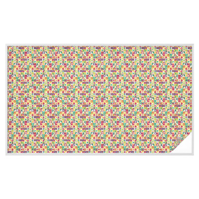 Matinė klijuojama plėvelė langams Spalvinga abstrakcija