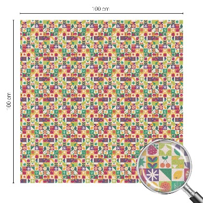 Matinė klijuojama plėvelė langams Spalvinga abstrakcija