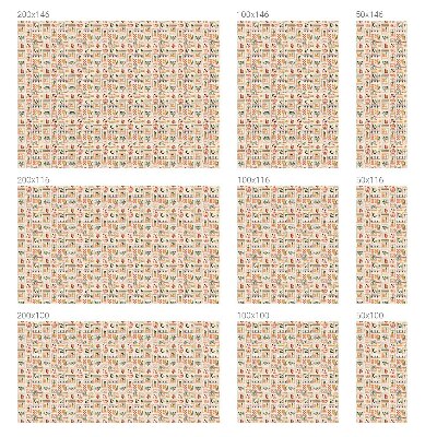 Plėvelė langams privatumui vitražas Folkloriniai raštai