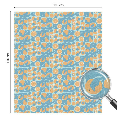 Matinė klijuojama plėvelė langams Žuvų citrusiniai