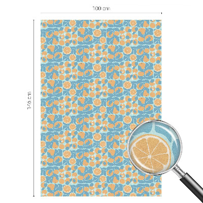 Matinė klijuojama plėvelė langams Žuvų citrusiniai