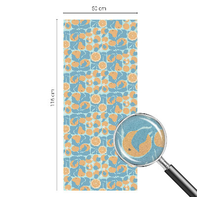 Matinė klijuojama plėvelė langams Žuvų citrusiniai