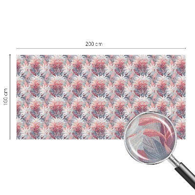 Plėvelė langams privatumui vitražas Gėlių lapai