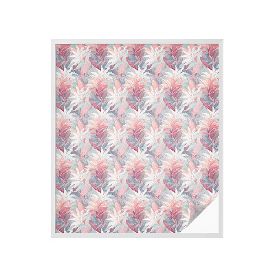 Plėvelė langams privatumui vitražas Gėlių lapai