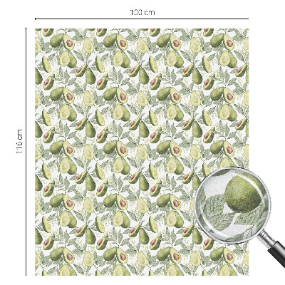 Nepermatoma plėvelė langams Avokadų lapai