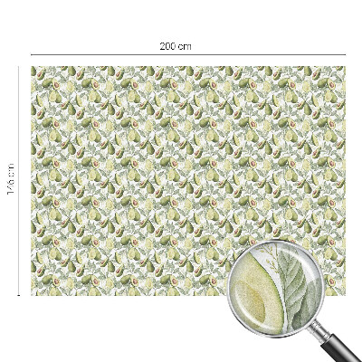 Nepermatoma plėvelė langams Avokadų lapai