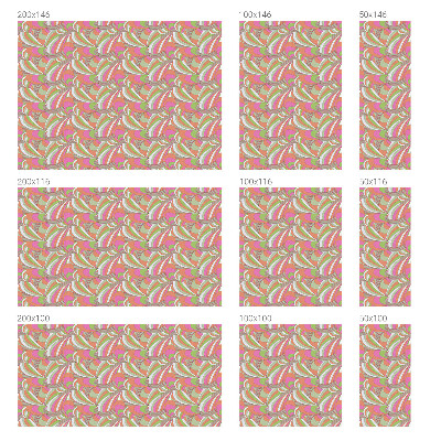 Pieninė plėvelė langams su raštu Spalvingas zigzagas