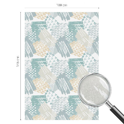 Nepermatoma plėvelė langams Abstrakti mozaika