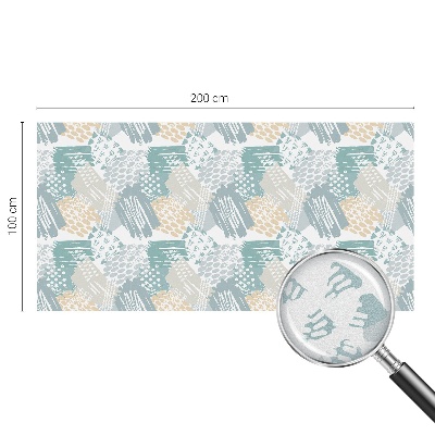 Nepermatoma plėvelė langams Abstrakti mozaika