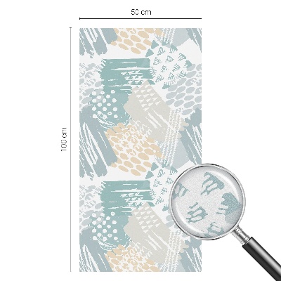 Nepermatoma plėvelė langams Abstrakti mozaika