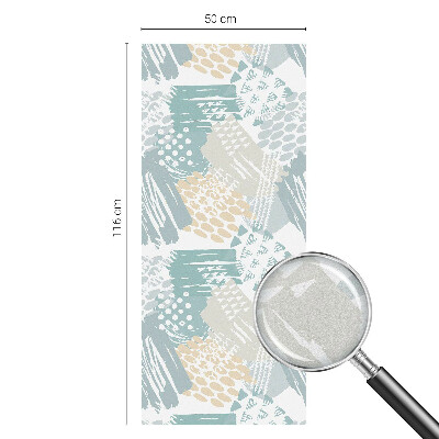 Nepermatoma plėvelė langams Abstrakti mozaika