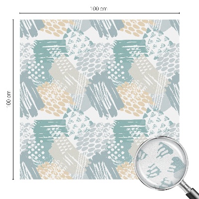 Nepermatoma plėvelė langams Abstrakti mozaika