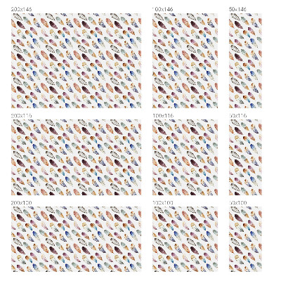 Pieninė plėvelė langams su raštu Boho plunksnos