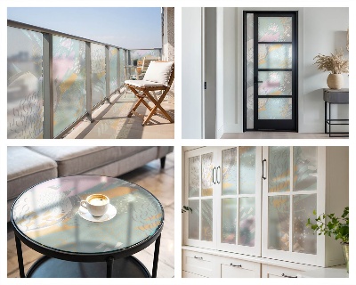 Nepermatoma plėvelė langams Abstrakti harmonija