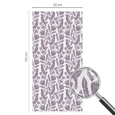 Matinė klijuojama plėvelė langams Liaudies motyvai