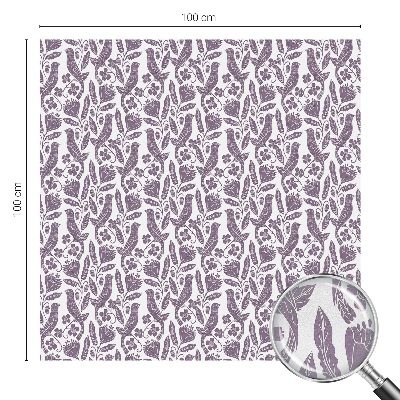 Matinė klijuojama plėvelė langams Liaudies motyvai