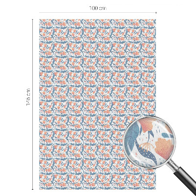 Matinė plėvelė langams su vitražo efektu Gėlių puota