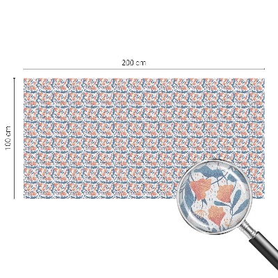 Matinė plėvelė langams su vitražo efektu Gėlių puota