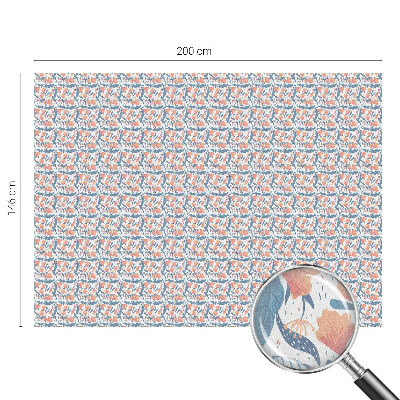 Matinė plėvelė langams su vitražo efektu Gėlių puota