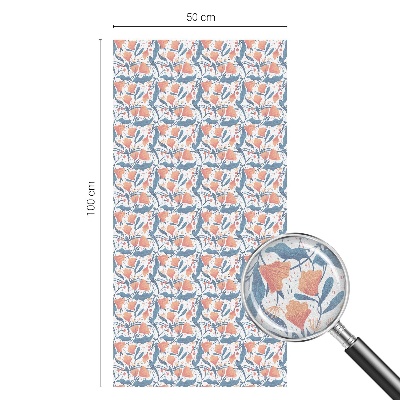 Matinė plėvelė langams su vitražo efektu Gėlių puota