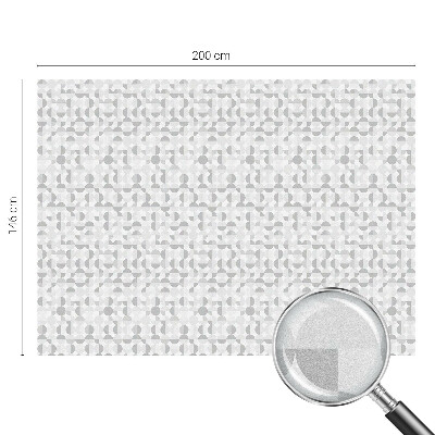 Nepermatoma plėvelė langams Geometriniai raštai