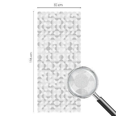 Nepermatoma plėvelė langams Geometriniai raštai